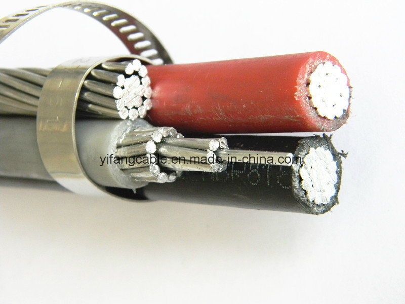 
                24kv Mv ABC Cable XLPE longitudinalmente aislado de cable de alimentación de la cinta de aluminio
            