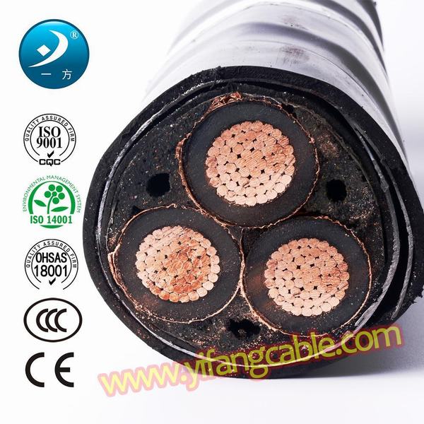Cina 
                                 6/10 (11) di chilovolt, cavo elettrico del PVC 3X300mm2 di SWA di Al XLPE                              produzione e fornitore