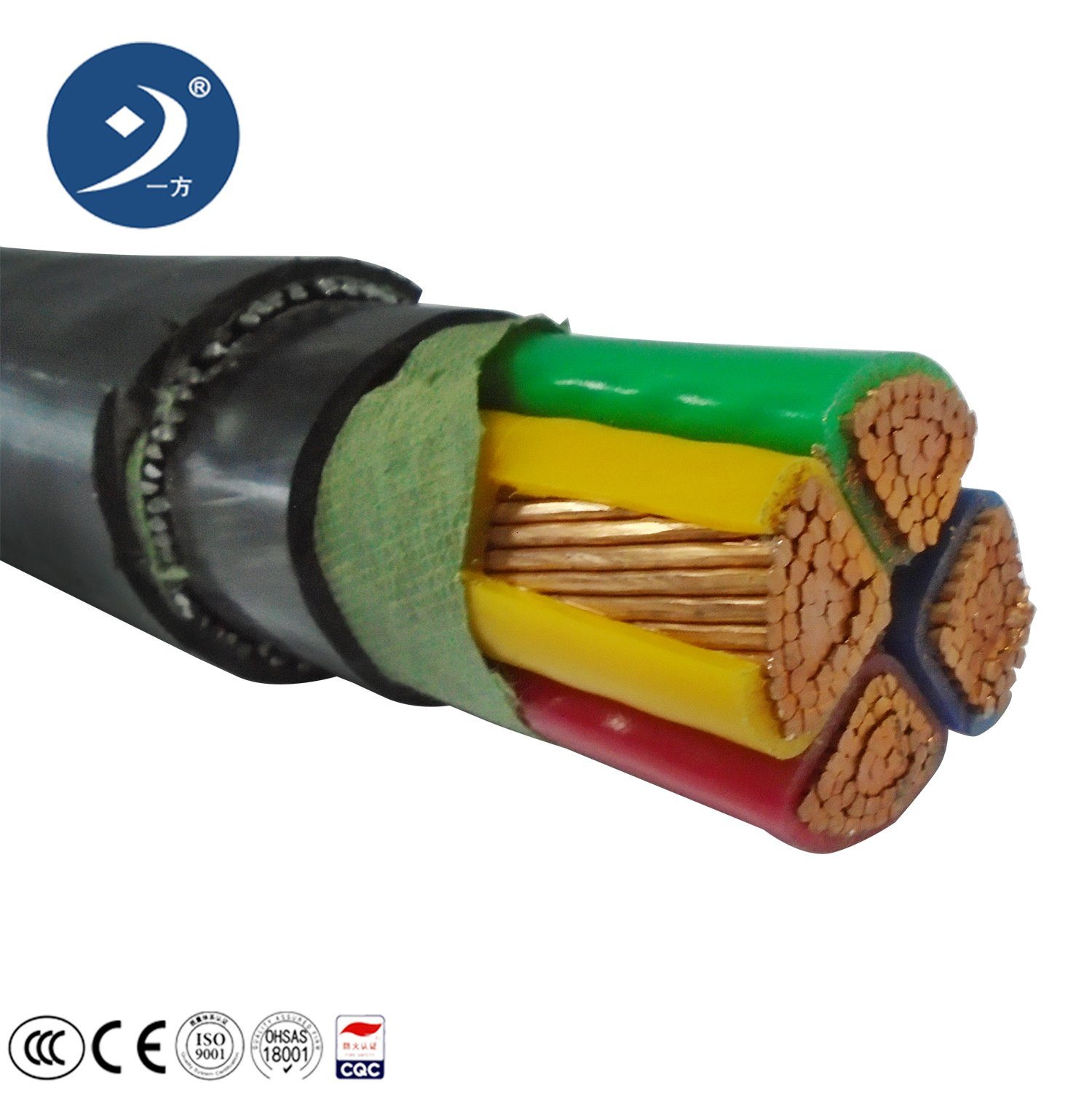 
                600/1000V cobre/alumínio termorresistente XLPE isolamento do cabo de alimentação com bainha de PVC potência blindado cabo eléctrico
            