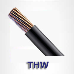 
                6AWG 8AWG 10AWG Tw Thw Solid or Stranded Copper Conductor PVC Insulation Wire
            