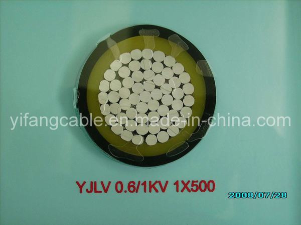 Chine 
                                 Al/XLPE/PVC Câble d'alimentation simple coeur (YJLV 0.6/1KV)                              fabrication et fournisseur