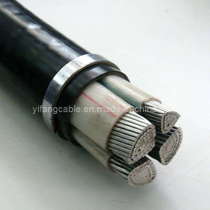 
                Aluminum Conductor 1 2 3 4 5 Core XLPE PVC Insulated Swa Sta Awa Armoured Electric Cable Underground Power Cable
            