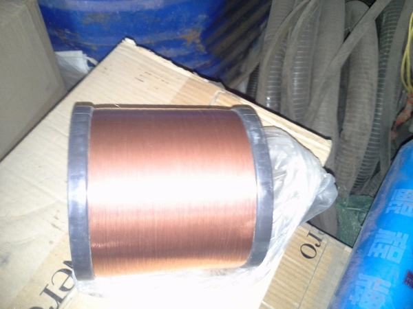China 
                        Copperweld 30% 40% Conductivity / Copper Clad Steel Wire
                      manufacture and supplier