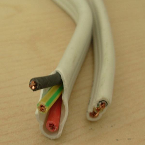 China 
                                 El cable plano 6242gemelas y de la tierra y el cable de PVC de 2,5 mm2 Cable plano cable de alimentación Cable eléctrico                              fabricante y proveedor