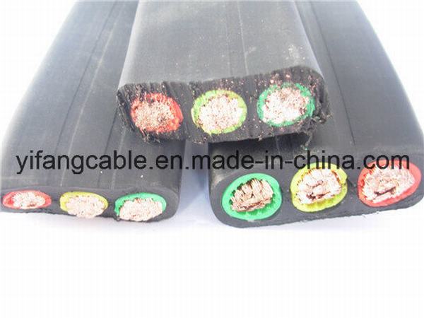 Chine 
                                 Câble de voyage plat pour l'utilisation de l'élévateur (plat câble voyageur TVVB)                              fabrication et fournisseur