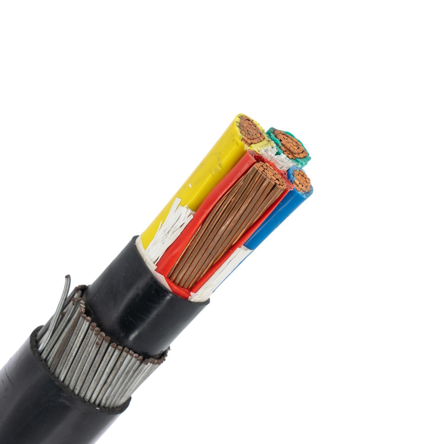 
                IEC 60502 1 0,6/1kV Cu/XLPE/PVC/Swa/PVC 4X120 mm2 600/1000V Baja tensión Cables
            