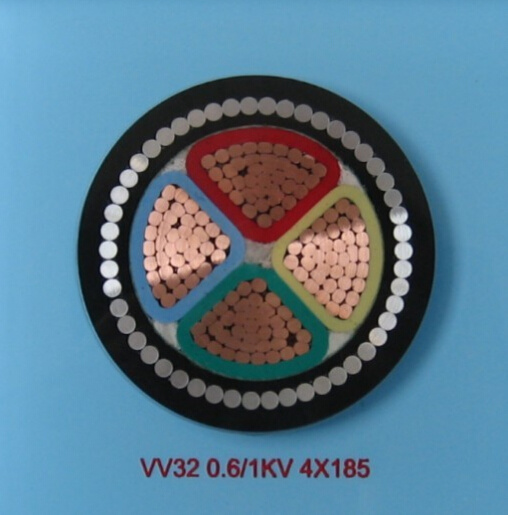 
                Cable de alimentación de PVC de baja tensión, VV32 4X185 mm2
            