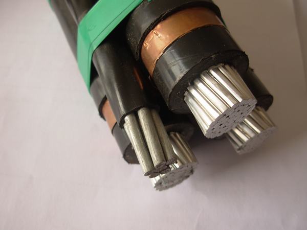 China 
                                 Mv tres núcleos de media tensión del cable de alimentación de aluminio para los gastos generales                              fabricante y proveedor