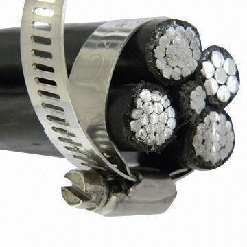 
                Двухсекционный кабель с изоляцией из ПВХ XLPE, триплекс, кабель QUADRUPLEX, верхний кабель ABC
            
