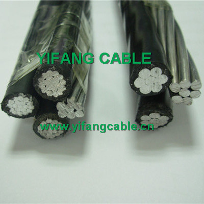 
                Câble quadriplex tension nominale 0.6/1kv-câble fourni pour l′antenne isolation XLPE Chine Fabricant de câbles ABC aériens
            