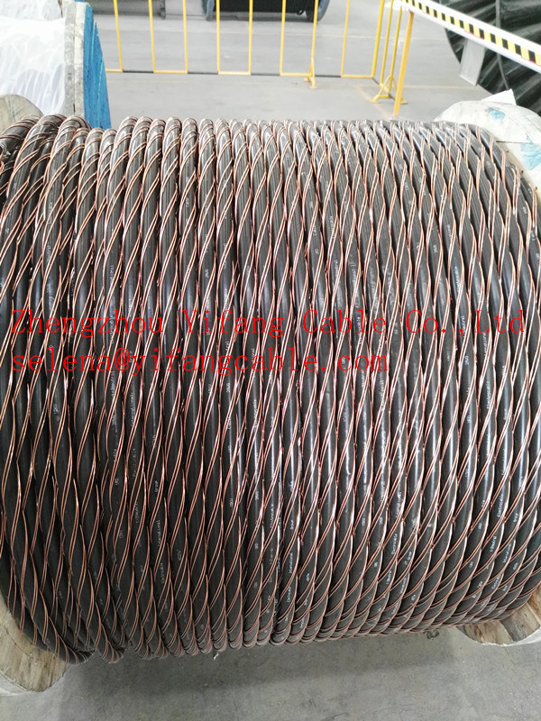 
                Urd cable 15KV 133 % et 100% 2AWG 2/0AWG standard 4/0AWG UL1072 Urd Câble 1 Core Câble d′alimentation moyenne tension
            