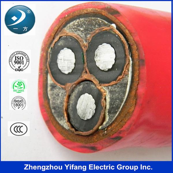 Chine 
                                 Câble d'alimentation isolée en polyéthylène réticulé avec Coltage nominale 1kv 35kv                              fabrication et fournisseur