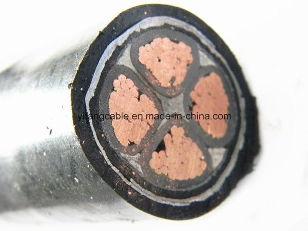 China 
                                 Aislamiento XLPE Cable de alimentación de baja tensión de cinta de acero, cable blindado 4x16 mm2                              fabricante y proveedor