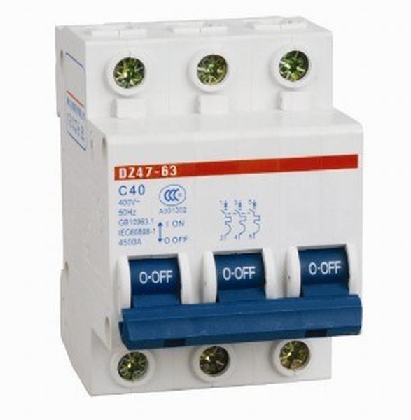 China 
                        High Quality Miniature Circuit Breaker with Dz47-3p
                      manufacture and supplier