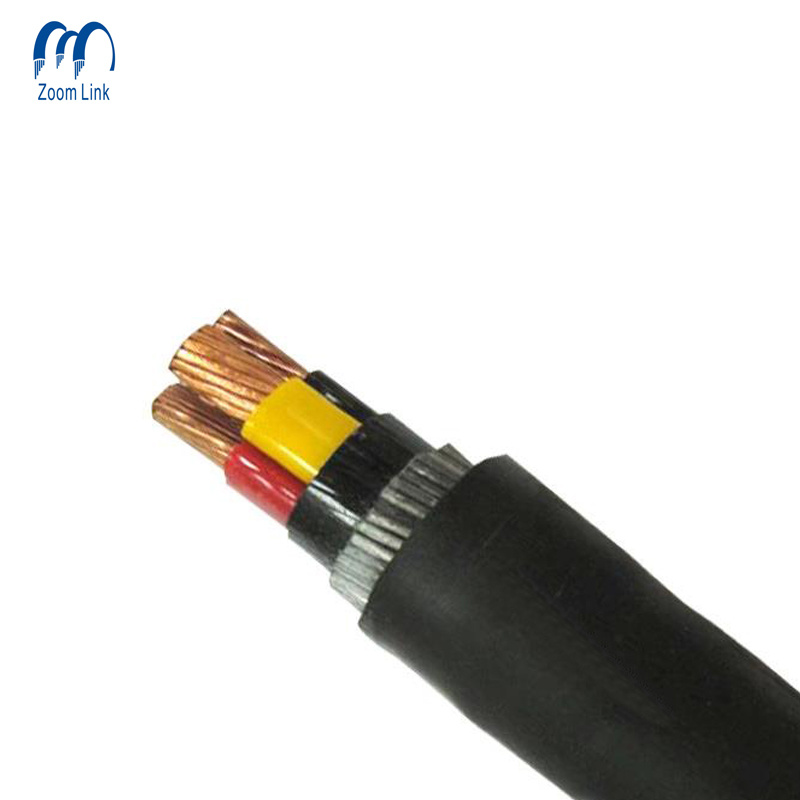 
                PVC 0.6/1kv swa Câble d′alimentation de 4x50 4X70 4X35 Prix 4X95
            