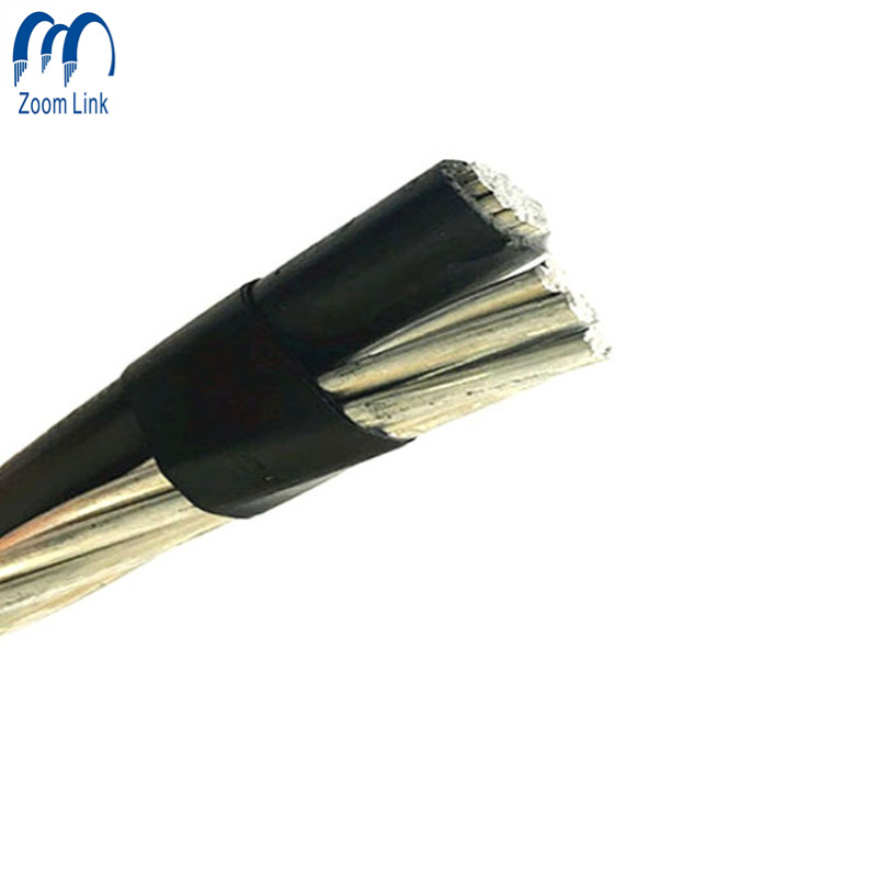 
                Câble de descente service duplex en aluminium PE/XLPE/isolant en PVC ABC 0.6/1kv de câble
            
