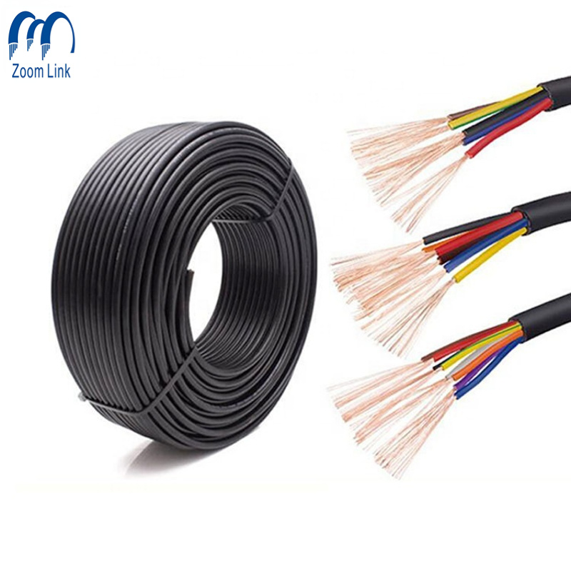 
                Câble flexible plat isolé en cuivre à fil électrique
            