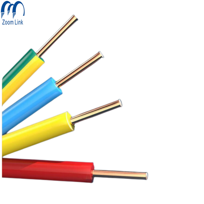 
                Cable eléctrico aislado de PVC conductor de cobre de H07V-U, H07V-R, H07V-K de 2,5 mm2
            