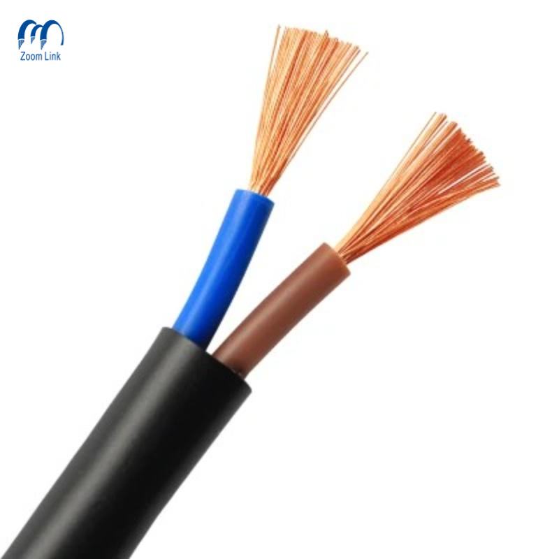 
                Rvv 2 3 4 Core Funda de PVC flexible de Conductor de cobre alambres eléctricos
            