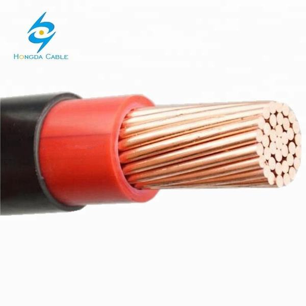 Chine 
                                 0.6/1kv 1x35mm2 1x50mm2 1x70mm2 1x95mm2 1x120mm2 en polyéthylène réticulé de cuivre simple coeur/gaine en PVC du câble d'alimentation                              fabrication et fournisseur