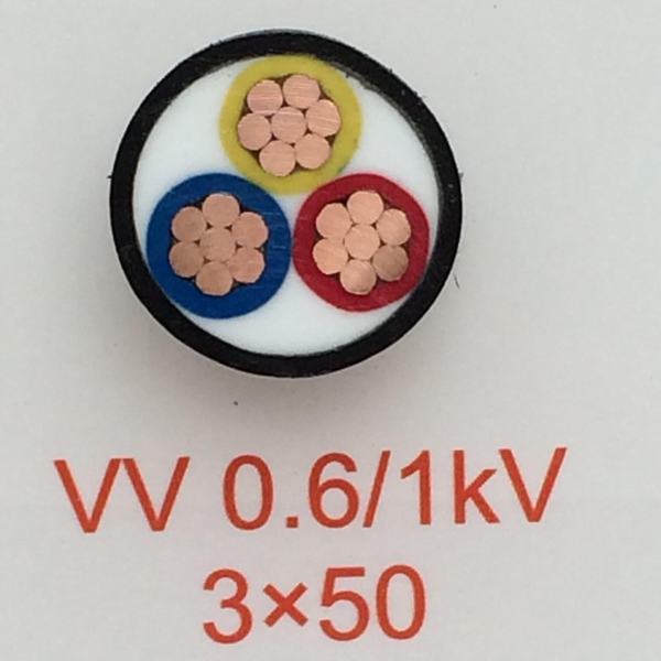 Cina 
                                 cavo elettrico inguainato PVC del PVC Insualted Nyy di memoria del Cu di memoria 0.6/1kv 3                              produzione e fornitore