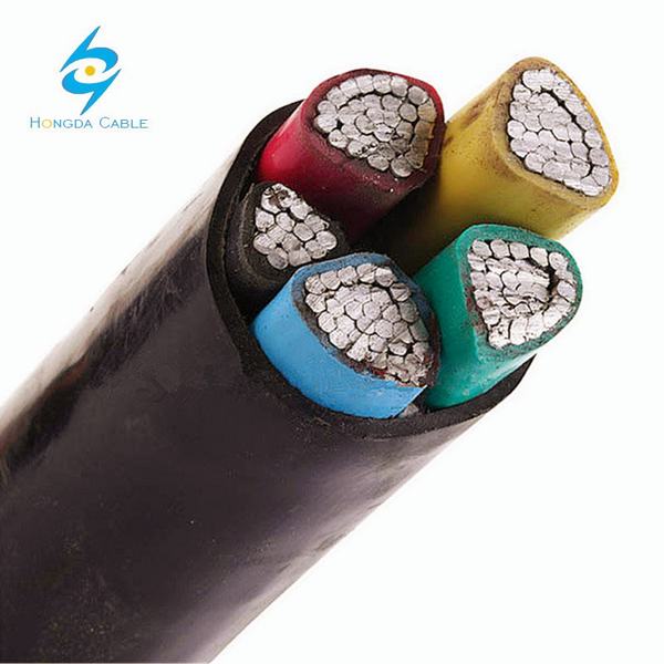 China 
                        0.6/1kv 4+1 Core Al/XLPE/PVC Aluminum Conductor Electric Power Cable
                      manufacture and supplier