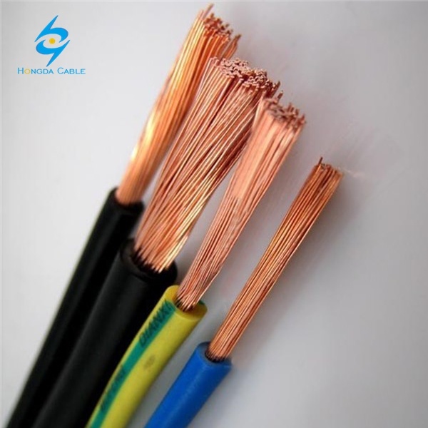 
                1,5 mm2 2,5 mm2 4 mm2 6 mm2 Kupfer PVC isoliert flexibler Draht RV Kabel Kiv
            