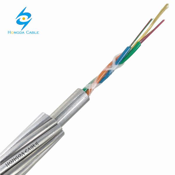 China 
                                 Cable de aluminio de 10mm cables OPGW de cable a tierra de óptica                              fabricante y proveedor