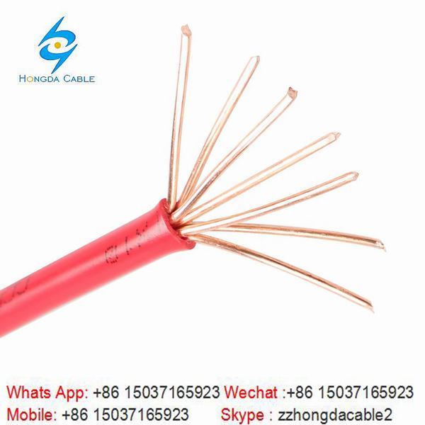 Chine 
                                 14AWG du fil de cuivre isolés en PVC électrique sur le fil                              fabrication et fournisseur
