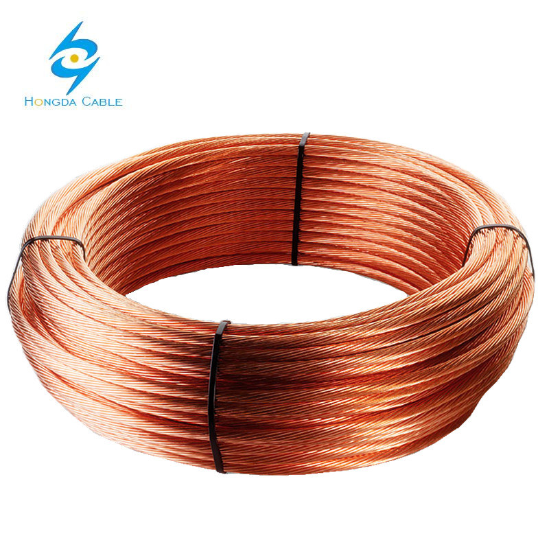 China 
                29mm2 Stranded Bare Copper Conductor Earth Bare Copper Wire
             on sale