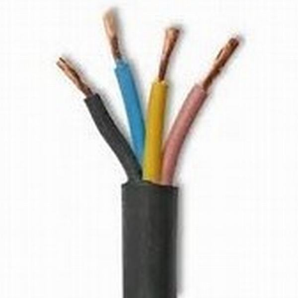 
                                 300/500V, 450/750V 4x1,5 mm 4X2.5mm resistencia al fuego de alambre de cobre flexible Cable de alimentación de 4 núcleos de certificado CE en aprobar la norma IEC                            