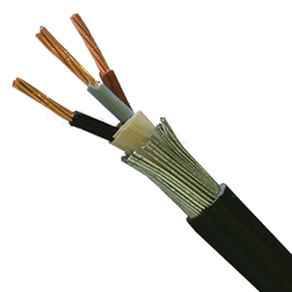 
                3X4mm2 Copper Conductor XLPE Insulated Armored Electrical Cable
            