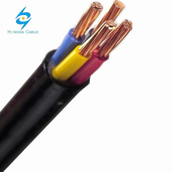 China 
                                 4*10 mm2, Revestimiento de PVC aislante XLPE Yjv Cable de cobre del cable de cobre                              fabricante y proveedor