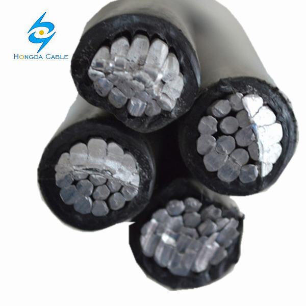Chine 
                                 4*120 EAC Câble aérien en aluminium Câble isolé en polyéthylène réticulé                              fabrication et fournisseur