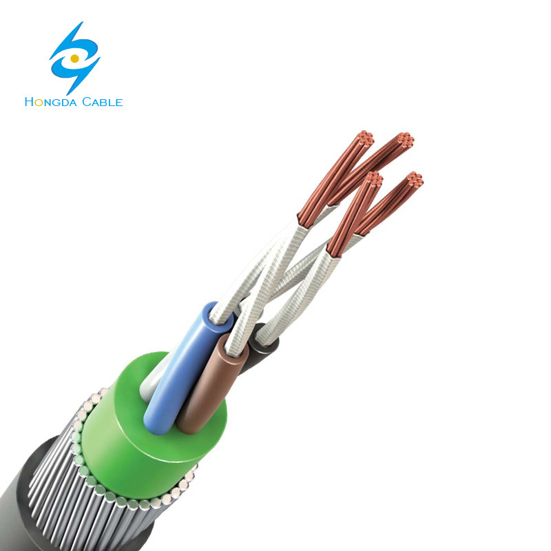 
                Conductor de cobre XLPE cable blindado de cable de acero de aislamiento 4X25mm2 Precio
            