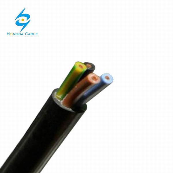 
                                 4core 1.5mm câble souple de 2,5 mm isolés de PVC fil 450/750V certificat CE fr câble standard CEI                            