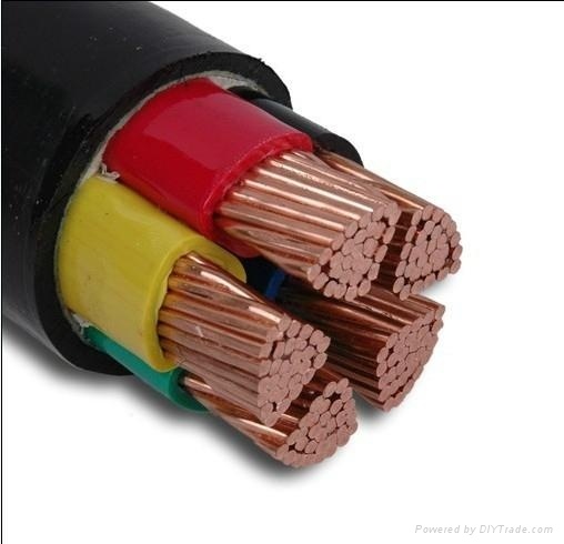 
                600V Nyy 4*25mm2 de type Cu/PVC/PVC Câble électrique
            