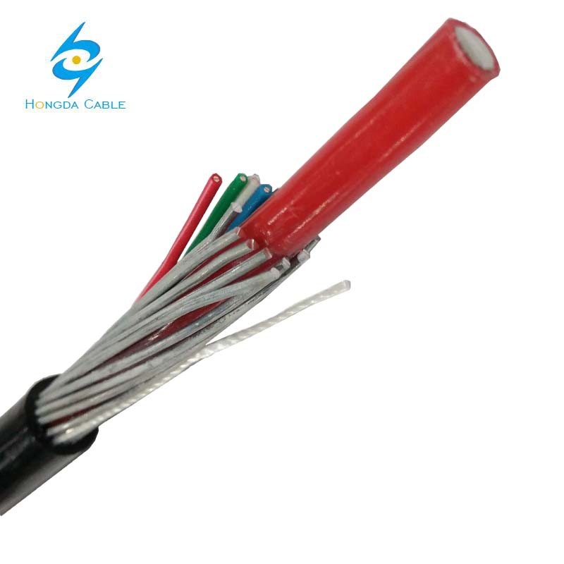 
                Cable concéntrico de aluminio 16mm2 con 4x cable 4X0.5mm Cu
            