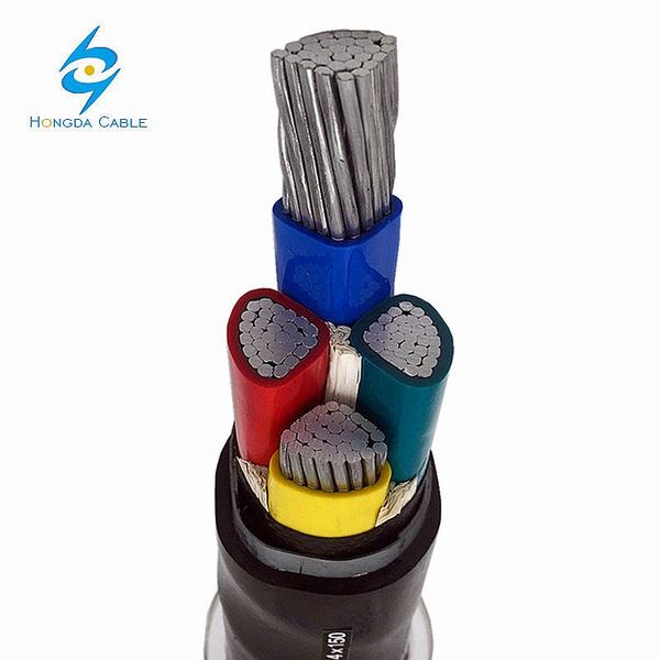 China 
                        Aluminum Conductor PVC Sheathed PVC Insulated Armoured Low Voltage 4 Core Aluminum Power Cable
                      manufacture and supplier