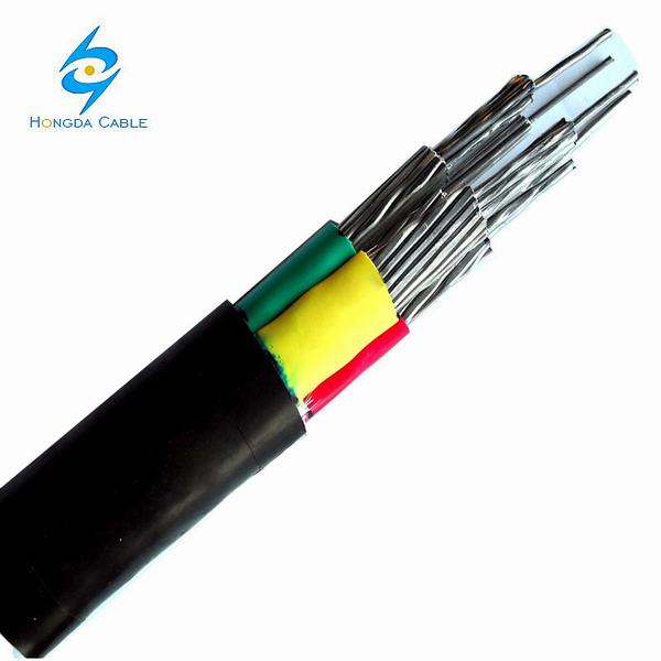China 
                                 El conductor de aluminio Insuated XLPE Cable de alimentación de revestimiento de PVC 4*4*50 70                              fabricante y proveedor