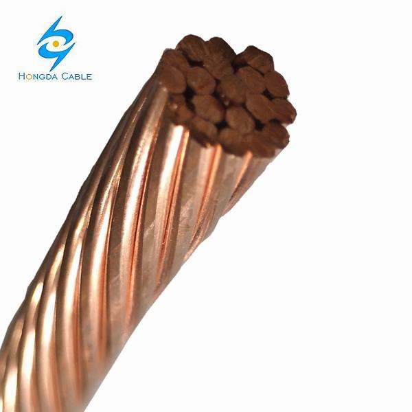 China 
                        Bare Ground Copper Cable 2AWG 2/0AWG 4/0AWG 4AWG
                      manufacture and supplier
