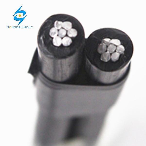 China 
                        Duplex ABC Cable 2*4AWG 2*2AWG Service Drop Wire
                      manufacture and supplier