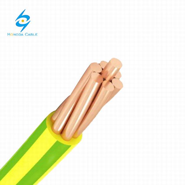 China 
                                 Cooper eléctrico Cable Thw aprobado por el certificado CE es de 1,5 mm estándar de 2,5 mm de cable de la vivienda                              fabricante y proveedor