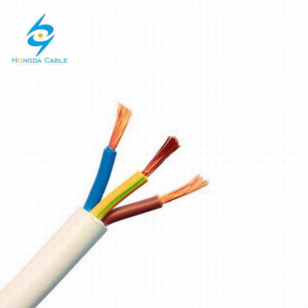 China 
                                 Flexibler Cer-Bescheinigung Iec-Standard des Fassbinder-Kabel-3X2.5mm                              Herstellung und Lieferant