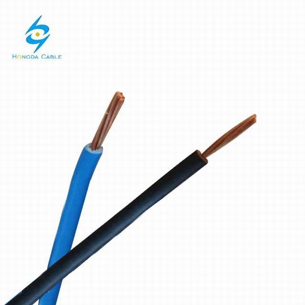 Chine 
                                 Bonne Quatity noyau solide Câble électrique Cooper Cooper Thw sur le fil de résistance au feu isolant en PVC pour utilisation à domicile                              fabrication et fournisseur