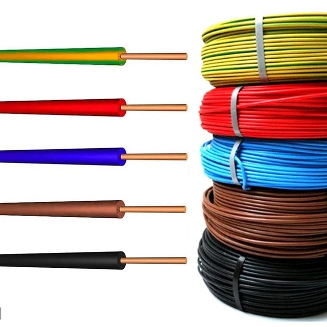 
                Cable aislado de PVC de H07V-U 1,5 mm2 conductor de cobre de núcleo único BV Cu/PVC (NYA) - 450/750 voltios
            