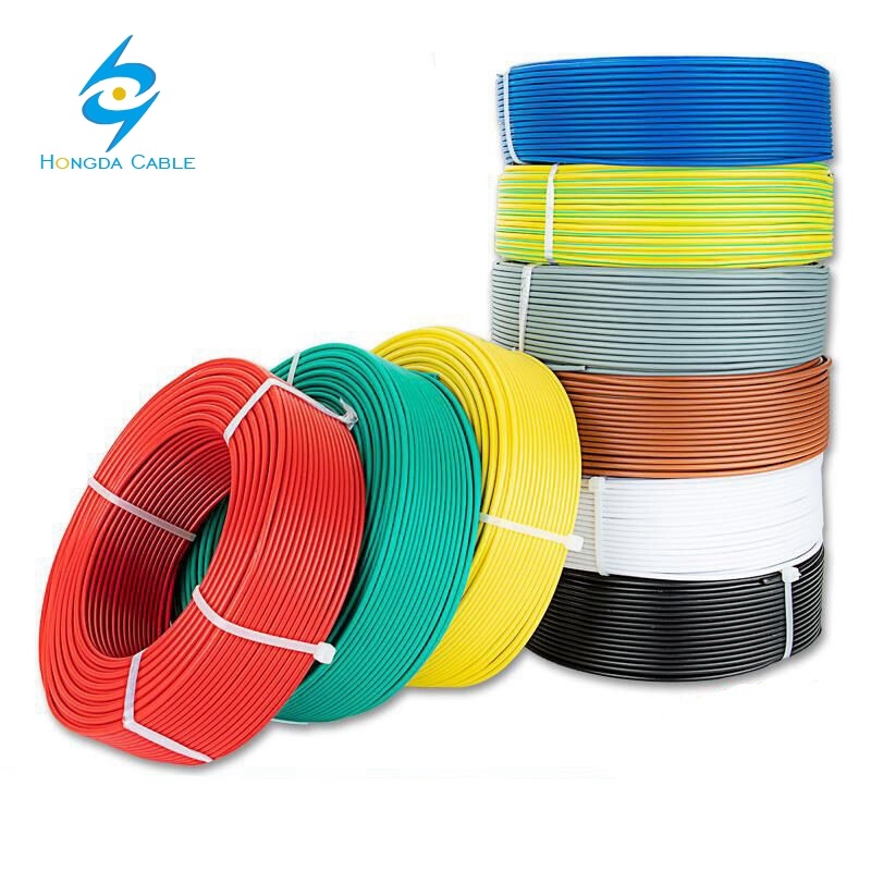 
                H07Z-U H07Z-R H07z-K sur le fil de base unique sans halogène Lsoh câble flexible en PVC
            