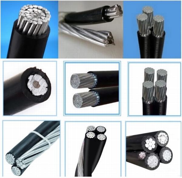 
                                 La norma IEC sobrecarga ABC Cable 3X95+70mm2 negro de aislamiento XLPE Conductor de aluminio                            