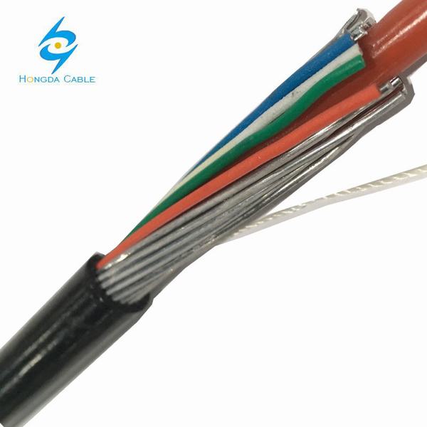 China 
                        Low Voltage 16mm2 Service Cable Solid Aluminum Conductor Cable with 4 Copper Pilot Wires
                      manufacture and supplier