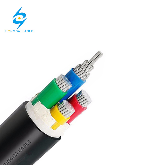 
                Nayy Na2xy XLPE Câble en aluminium 4 Core Core standard en aluminium Câble d′alimentation basse tension
            
